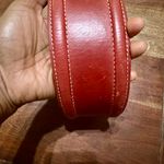 MEXX genuine leather red belt Photo 6
