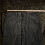 Halogen  Stretch Denim Full Zip Front Plaque Pocket Skirt Photo 11