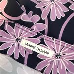 Golftini Floral Purple Skort . Size 8 Black Photo 5