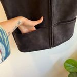 Ralph Lauren  Cozy Winter Layer Black Hooded Zip Up Plush Lined Size Small Photo 2