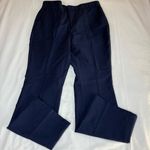 Lands' End  Pants Women's Size 14 Navy Blue Straight Leg Trousers High Rise Pant Photo 0
