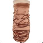 Naked Wardrobe  Brown Tan Bodycon Tube Top Sleeveless Dress Small Photo 1