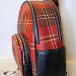 Coach Court Backpack With Tartan Plaid Print CC145 Photo 1