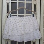 ZARA  Ruffle Rushed Polka Dot Mini Skirt Photo 2