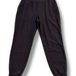 Old Navy Active Womens Joggers Athletic Pants Pockets Tapered Leg Black Medium Photo 0
