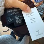 Larry Levine Nwt  Auburn Herringbone Pleated Trousers Photo 2