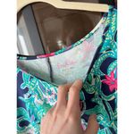 Lilly Pulitzer Marlowe boatneck mini dress long sleeve tshirt a-line elephants Photo 3