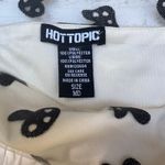Hot Topic Shirt Md Cream Glitter Mushrooms Cropped Sheer Puff Sleeve Whimsigoth Photo 6