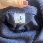 CAbi  Round Up Sweater Knit Dress #4390 Cobalt Navy Blue Wide Collar Pullover XL Photo 4