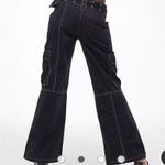 Vintage Black punk style distressed jeans Size 30 Photo 0