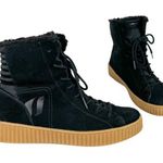 Skechers Street High Top Sneaker Boot Sz 8.5 Womens Platform Suede Leather Photo 0