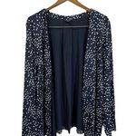 J. Jill Wearever Collection Womens Open Front Cardigan Sz 2X Black Lightweight Photo 0