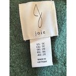 Joie  Women’s Green Wool Blend Shacket Jacket Size 1X Button Front Pockets Photo 4