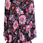 ZARA  Floral Babydoll Dress S Button Front Ruffle Tiered New Photo 0