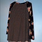 No Comment  Floral Striped Women's Top 3X Photo 8
