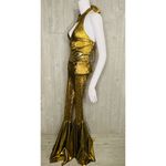 Costume Culture  Franco disco 70s diva Halloween costume cosplay gold jumpsuit sm Photo 7