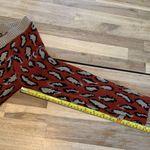 Sparkle & Fade Rust Leopard Print V-Neck Sweater S  Photo 5