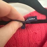 Ralph Lauren  Golf Women’s Medium 1/4 Zip Cable Knit Sweater Photo 3