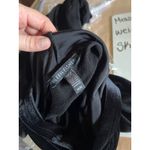 Eileen Fisher Black Velvet Hooded Pullover Top Black Tencel Size Medium Photo 11