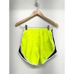 Nike  Dri Fit Shorts XS Womens Running Athletic Neon Yellow/Black Photo 7