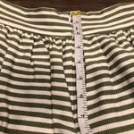 Pins & Needles Full Pleated Mini Skirt Pockets Ivory Green 2 Unlined Stripes Zip Photo 9