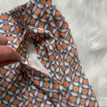 Promod French Designer Skirt Orange White Size 6 Orange Photo 1