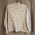 Croft & Barrow  Cream Turtleneck with Festive Accents Photo 1