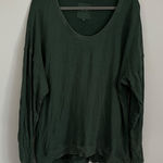 Aerie Oversized Hunter Green Sweatshirt-Women’s Size Small Photo 0