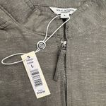 Max Studio  Linen-Blend Jacket Women's Large New With Tags ($148‎ Retail) Olive Photo 5