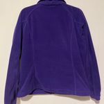 Columbia Women’s Purple Fleece Zip Up Jacket Photo 1