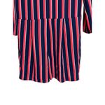 Banana Republic Romper Red Blue Stripe Long Sleeve One Piece Women’s Size 6 Photo 5