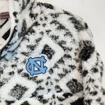 Pressbox North Carolina Tar Heels Sherpa Quarter Zip Women’s XL Black White Pockets Aztec Photo 2
