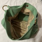 Mint Leather Hobo Bag Green Photo 2