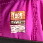 Lucy Tech V Neck Pink Long Sleeve Top Workout T Photo 3