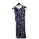 Nic+Zoe Women's M Geometric Print Twist Dress Multicolor Knee Length Sleeveless Photo 1