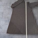 Marine layer Addison Turtleneck Sweater Dress, Dark Heather Gray Size Medium Photo 6