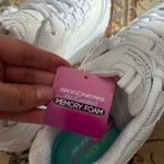 Skechers NWT:  D’Lites white sneakers with air cool memory foam Photo 2