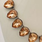 Simply Vera Vera Wang silver tone necklace with light peach rhinestones Photo 4