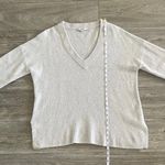 Madewell  Bartlett v-neck pullover gray sweater - large Photo 4