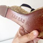 Ralph Lauren Lauren Ralph Lauren Wedge Sandals Sz 8 Womens Navy Gold Buckle Luxury Travel Photo 10