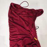 L'Academie Adele Midi Dress in Burgundy XS Photo 9
