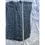 Joie  100% Silk Dress Tunic Blue Antique Key Print Women's Large Boho Bohemian Photo 1