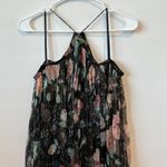 Zimmermann Zimmerman Floral Halter Sheer Metallic Silk Blend Blouse Size: 1 Photo 1