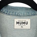 Show Me Your Mumu  Outlaw Romper Denim‎ Zip Front Belted Blue Size XL Photo 11