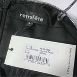 NEW Retrofete Cherith Pleated Dress Silver Gunmetal Sz L Size L Photo 6