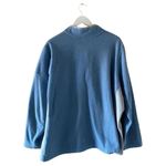Lands’ End ¼ ZIP Fleece Blue Gray Long Sleeves Soft Cozy Unisex Jacket 3X #1308 Photo 7