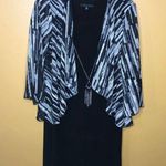 Tiana B  Petite Black Dress With Necklace, 6P Photo 0