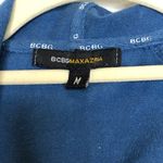 BCBGMAXAZRIA BCBG Y2K Blue Full Zip Athleisure Track Jacket Photo 7