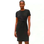 Gap Women’s M Black Twist-Knot T-Shirt Dress Photo 1