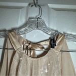 Guess by Marciano  Tan Sequin Front Scoop Neck Sleeveless Blouse size XS Photo 9